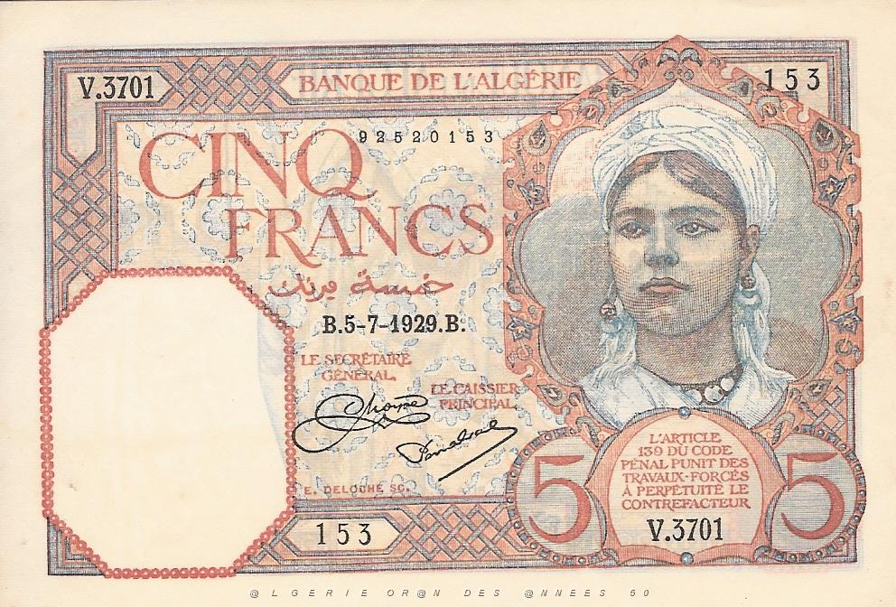 Algerie 1929 - Cinq francs - 9 x 13.jpg